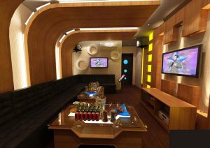 Mẫu phòng karaoke gia đình đẹp có diện tích 40m2-50m2