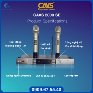 Micro không dây CAVS 2000SE II