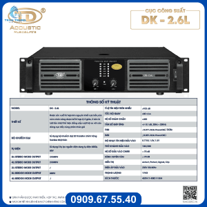 Cục đẩy TD Acoustic DK 2.6L
