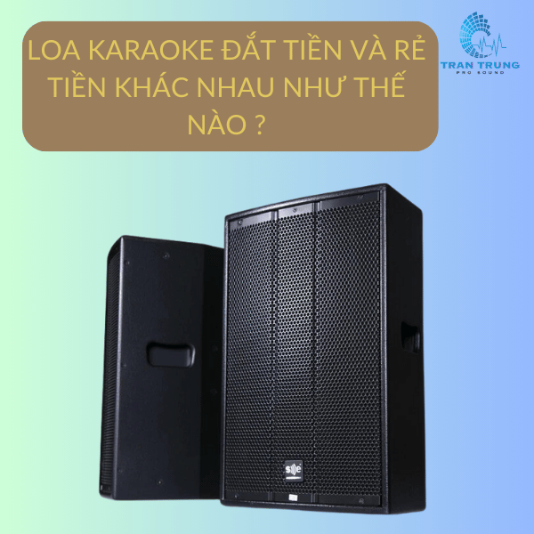 LOA KARAOKE ĐẮT TIỀN VÀ RẺ TIỀN KHÁC NHAU NHƯ THẾ NÀO
