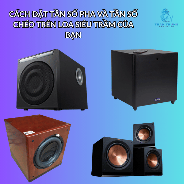 CÁCH ĐẶT TẦN SỐ PHA VÀ TẦN SỐ CHÉO TRÊN LOA SIÊU TRẦM CỦA BẠN