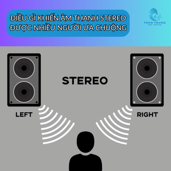 ĐIỀU GÌ KHIẾN ÂM THANH STEREO ĐƯỢC NHIỀU NGƯỜI ƯA CHUỘNG ?