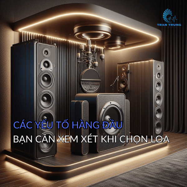 CÁC YẾU TỐ HÀNG ĐẦU BẠN CẦN XEM XÉT KHI CHỌN LOA