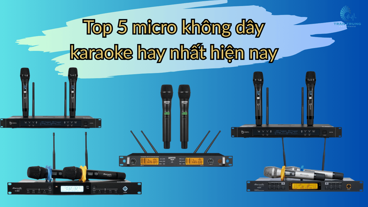 Top 5 Micro karaoke hay nhất hiện nay