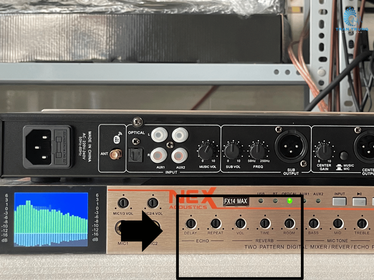 Điều chỉnh Echo, Reverb